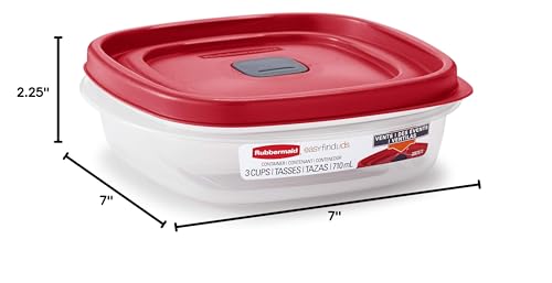 Conjunto de 4 contenedores Rubbermaid para almacenamiento y organización.