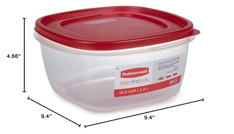 Ideal para sobras y organización de la despensa.