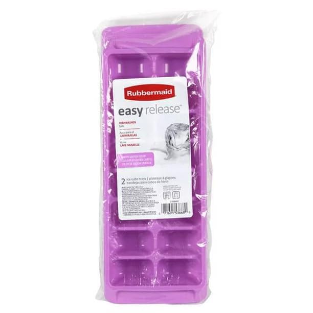 Bandejas Rubbermaid orquidea claro apilables para optimizar espacio