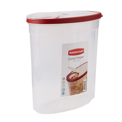uso en cocina con rubbermaid, ayuda a organizar cereales y pastas