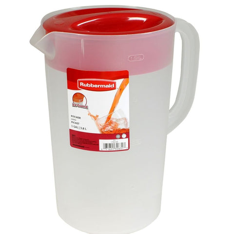 Jarra Rubbermaid 1 galon con tapa de 3 posiciones para verter con precisión