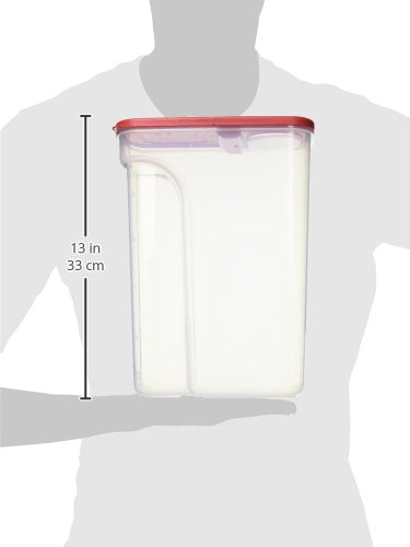 Capacidad de 22 tazas para una caja de cereal de tamaño valor, fácil manejo