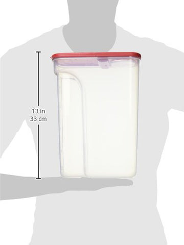 Capacidad de 22 tazas para una caja de cereal de tamaño valor, fácil manejo