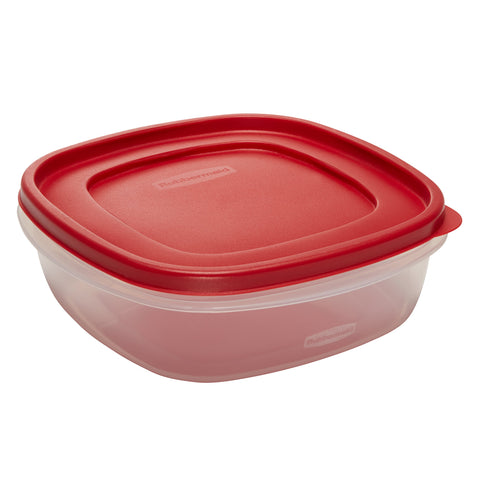 Rubbermaid paredes gruesas y duraderas para uso diario y almacenamiento estable.