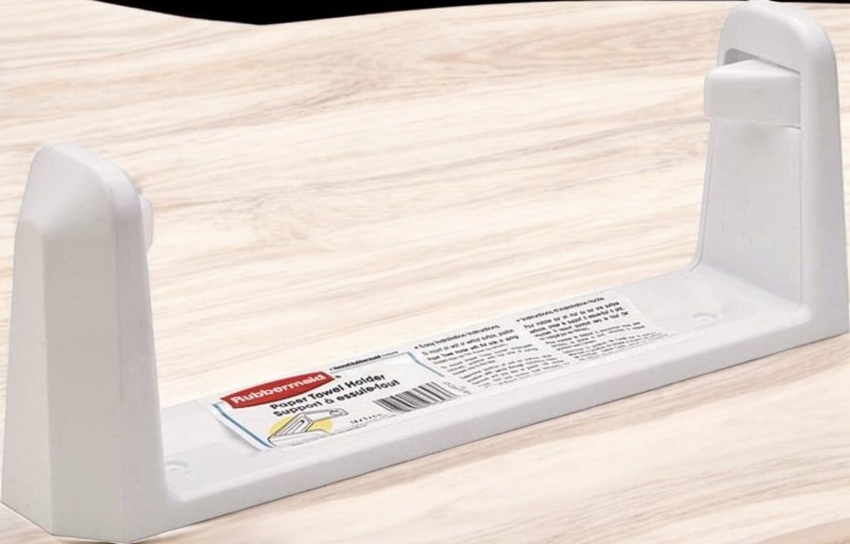 Rubbermaid portarrollos de papel, detalle, instalación simple en pared