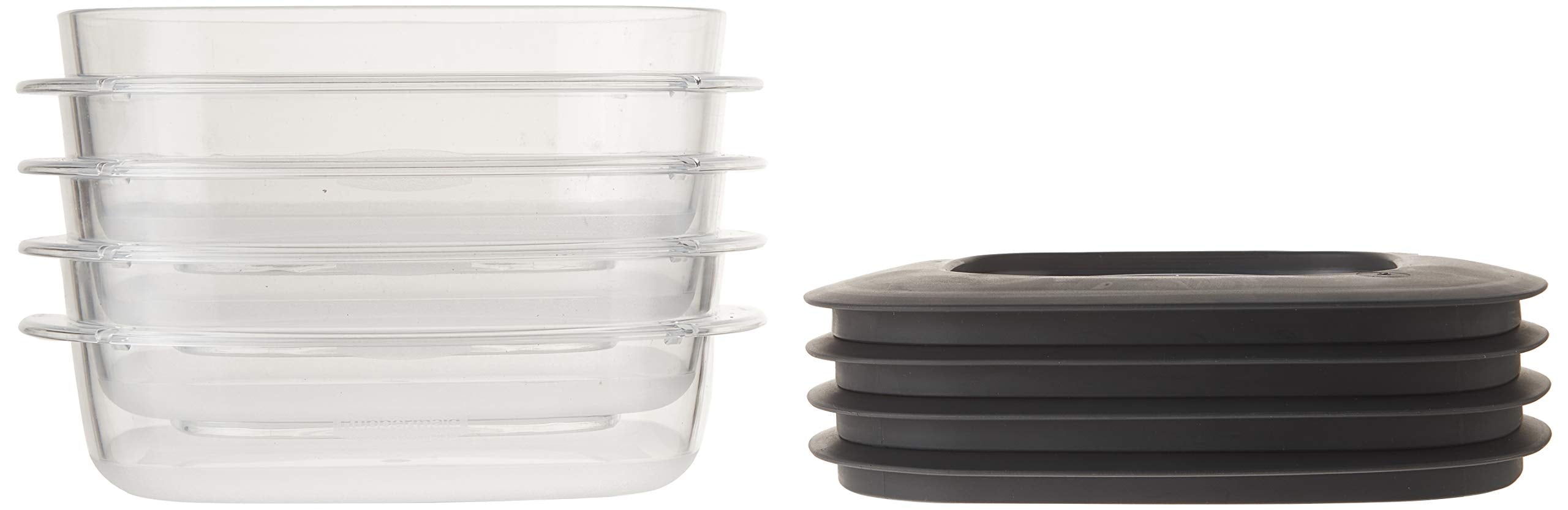 Rubbermaid Premier gris práctico para refrigerar y organizar.
