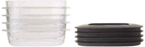 Rubbermaid Premier gris práctico para refrigerar y organizar.