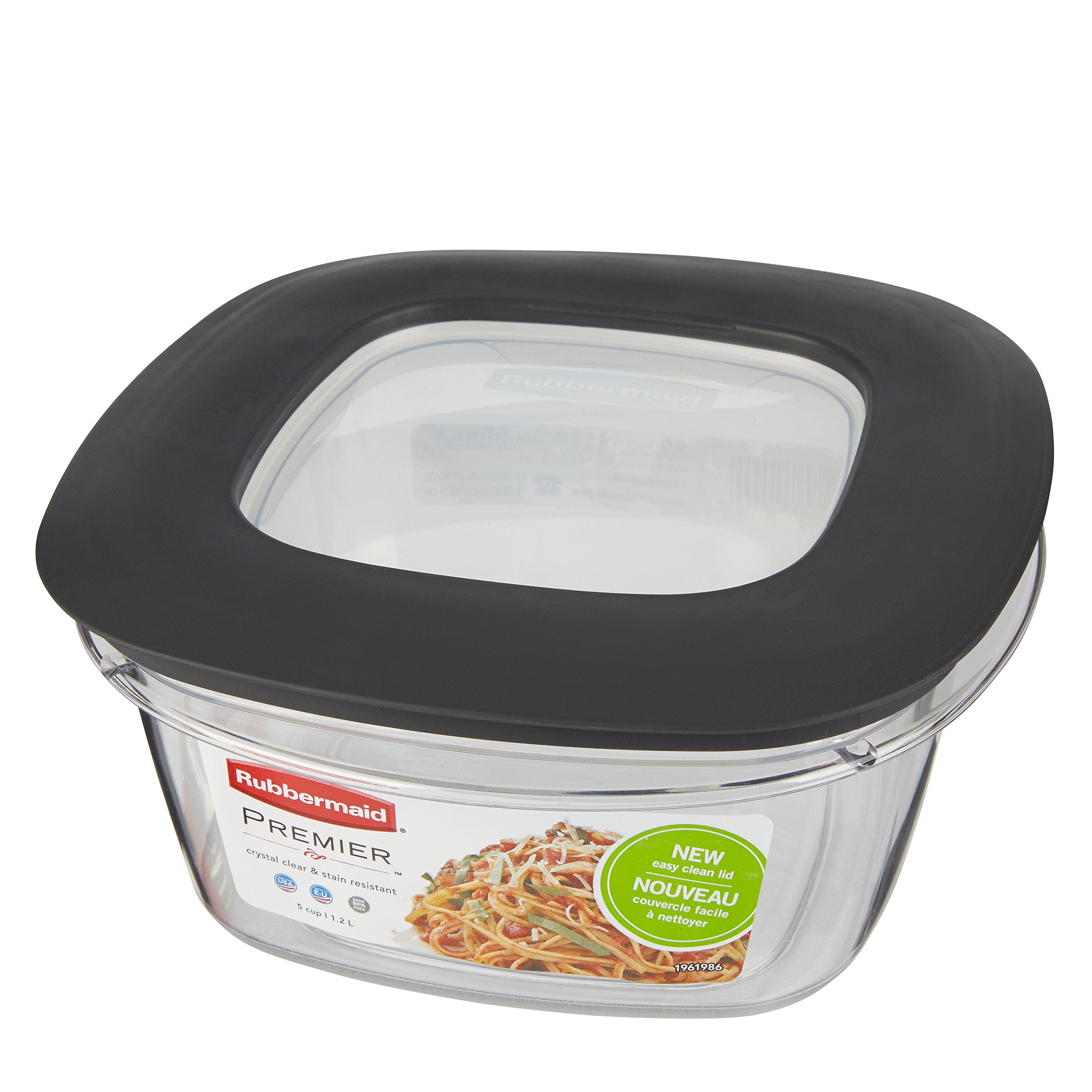 Base de Rubbermaid Premier apta para lavavajillas y congelador.