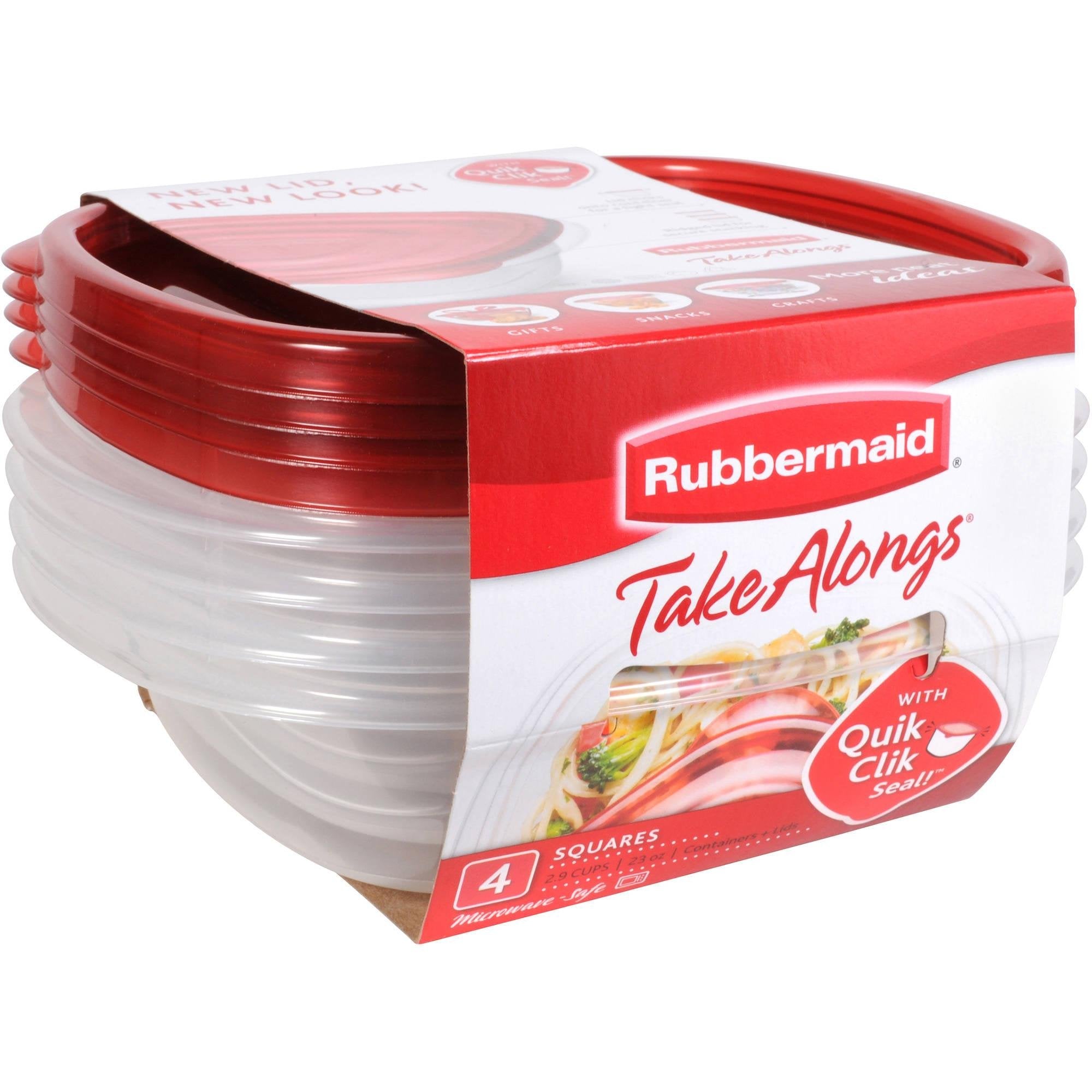Rubbermaid TakeAlongs: contenedor-sándwich con 2.9 tazas para almuerzos