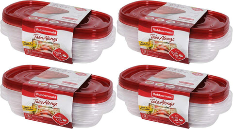 Rubbermaid TakeAlongs: tapa con sello rápido para cerrar y transportar sin derrames.