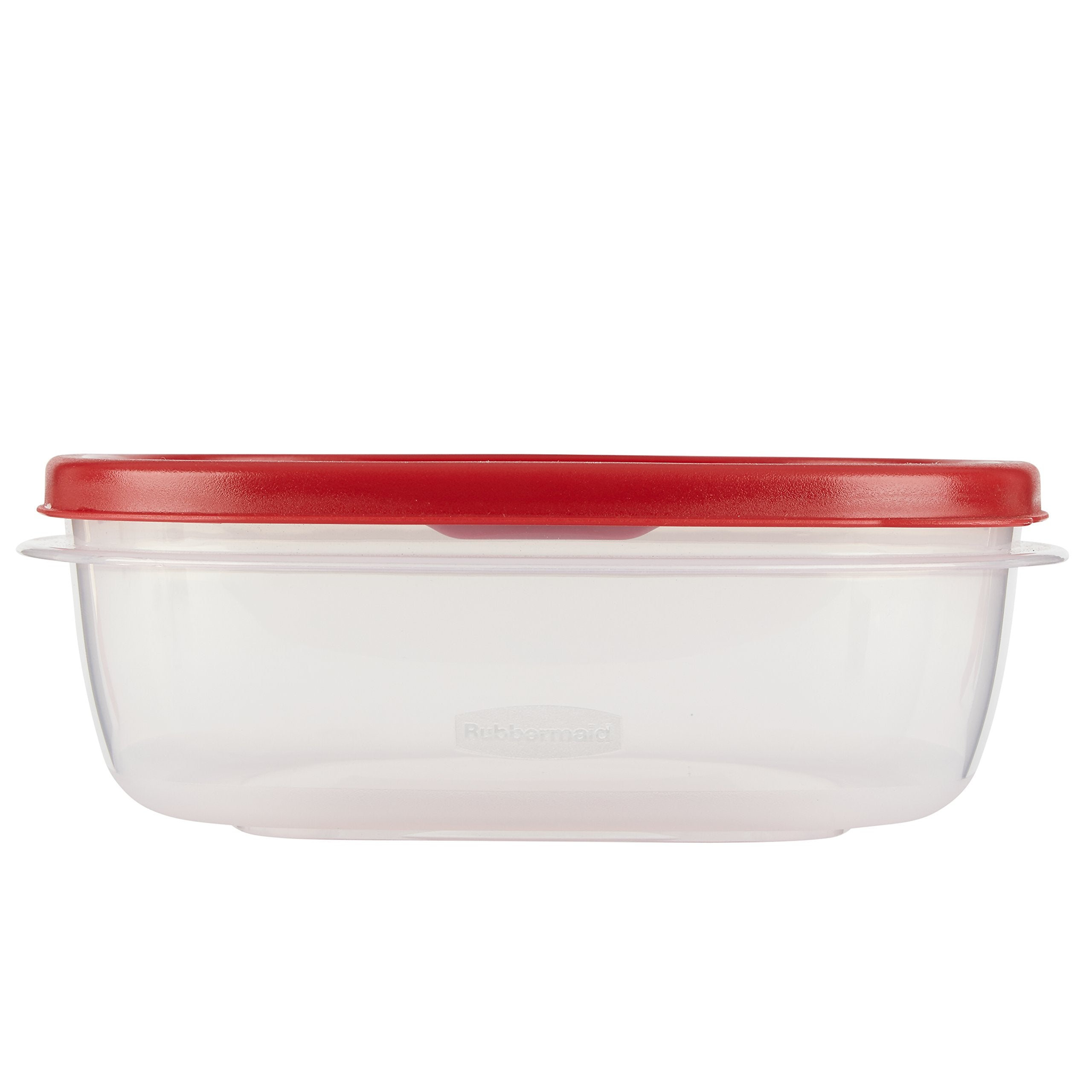 Rubbermaid tapas compatibles con bases y tapas del mismo tamaño para mayor versatilidad.