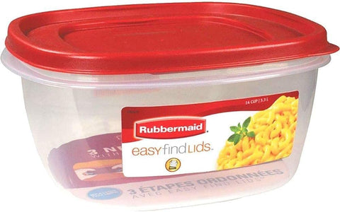 La tapa de Rubbermaid Easy Find Lids sirve para varias bases