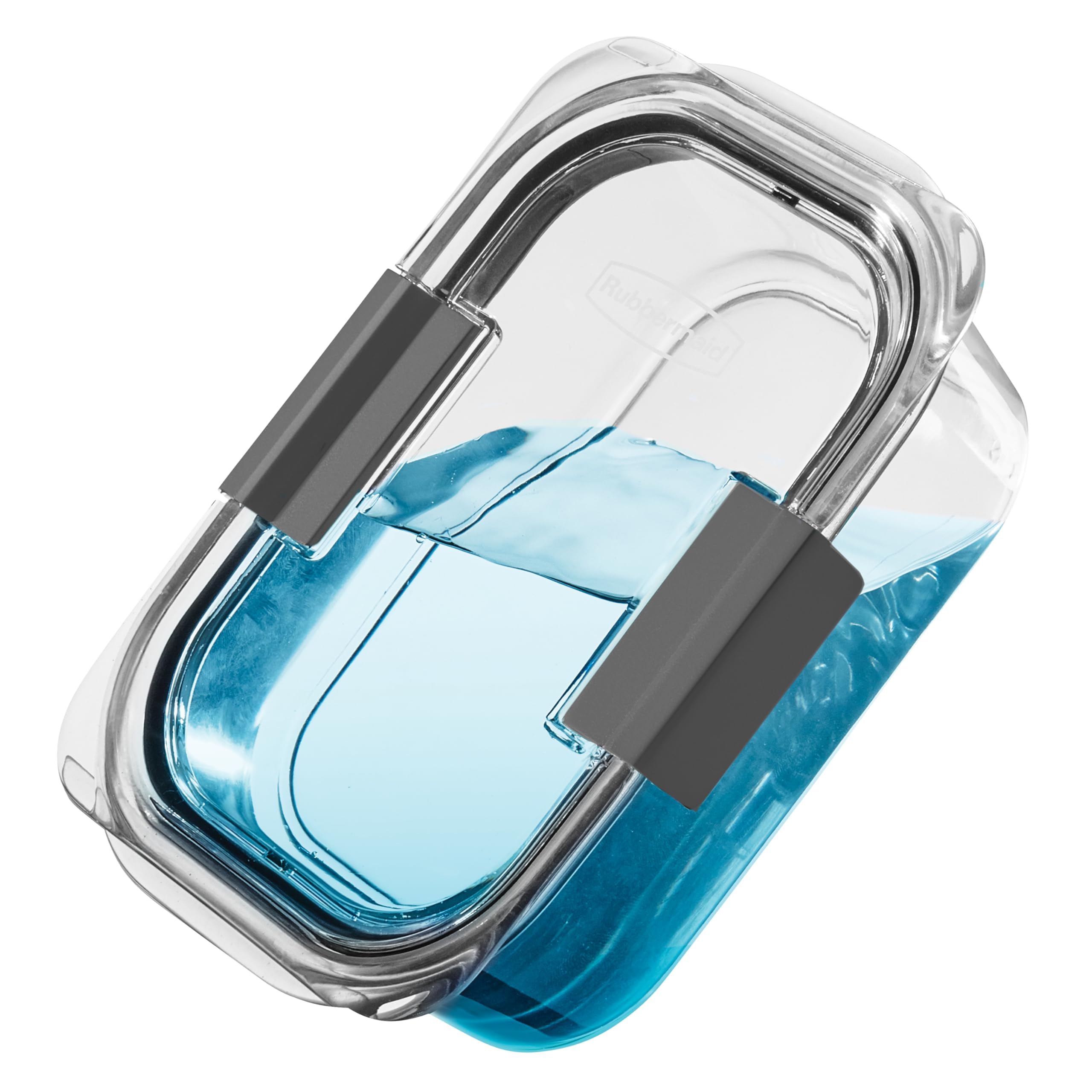 Rubbermaid detalle del Tritan claro, resistencia a manchas y apariencia nítida