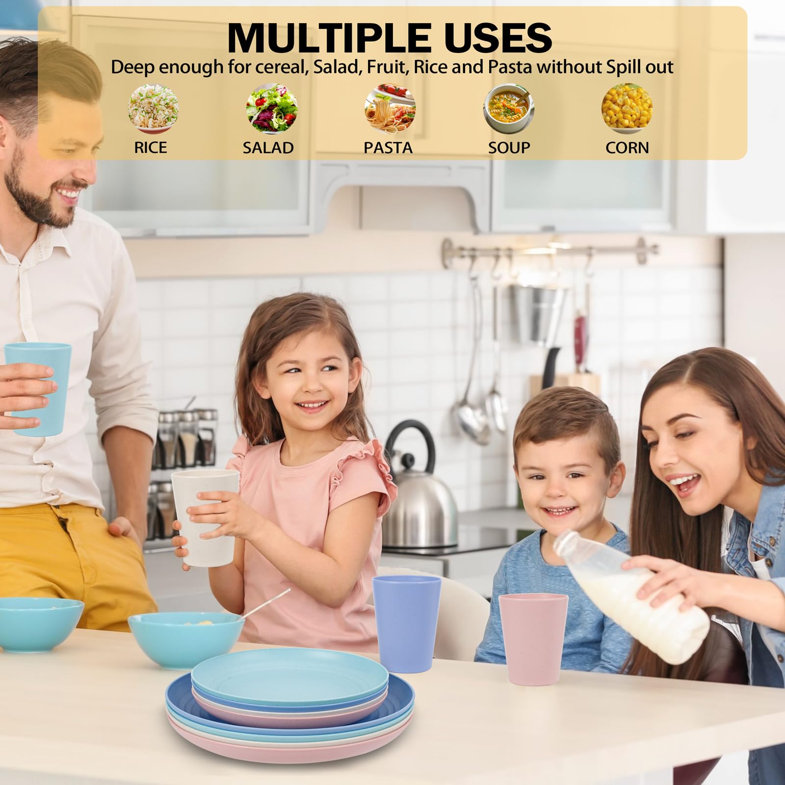 Rubtlamp juego apto microondas y lavavajillas, facilita la cocina.