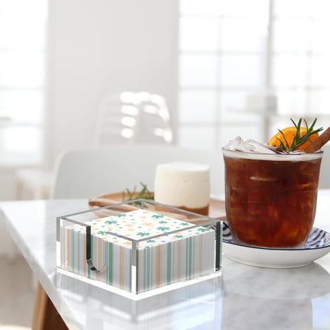 Rubtlamp porta-servilletas acrílico transparente, ideal para eventos y bodas