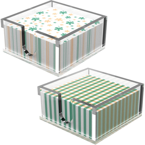 Rubtlamp porta-servilletas acrílico transparente para mesa ordenada