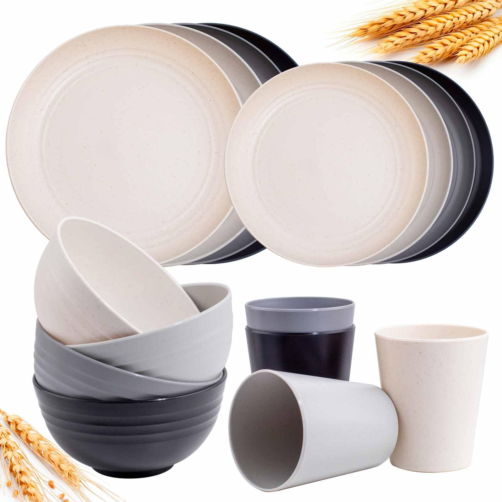 Rubtlamp set de cena 16 piezas, duradero y ecológico para uso diario.