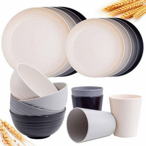 Rubtlamp set de cena 16 piezas, duradero y ecológico para uso diario.