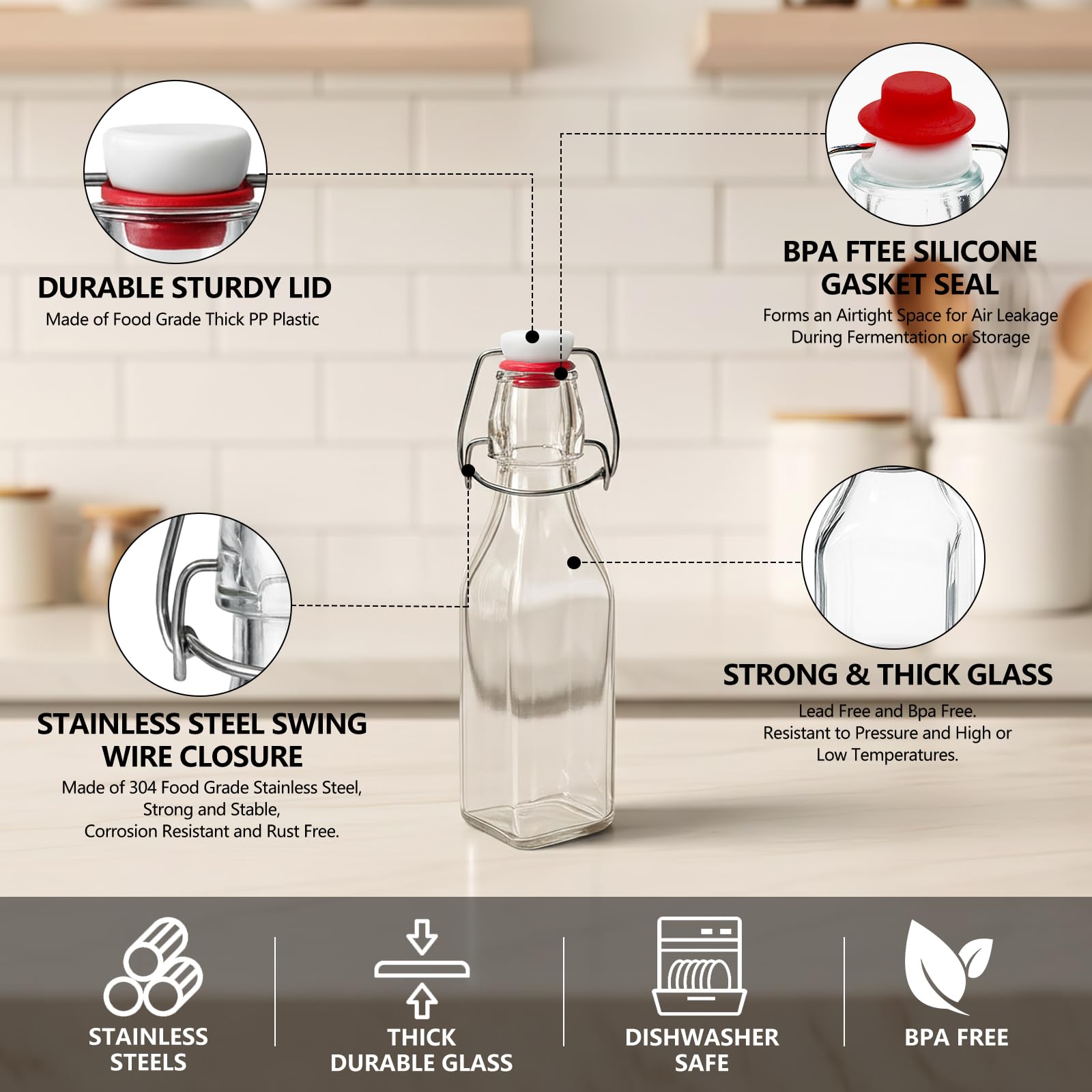 Extracto de vainilla en botellas Ruckae para aroma en casa