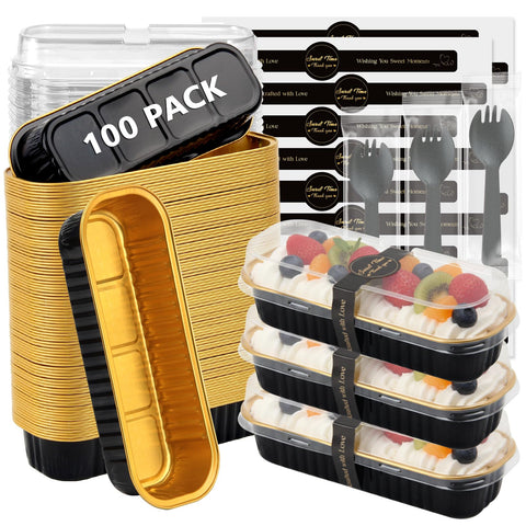 Ruckae mini molde para hornear con tapa, porciones listas para servir.