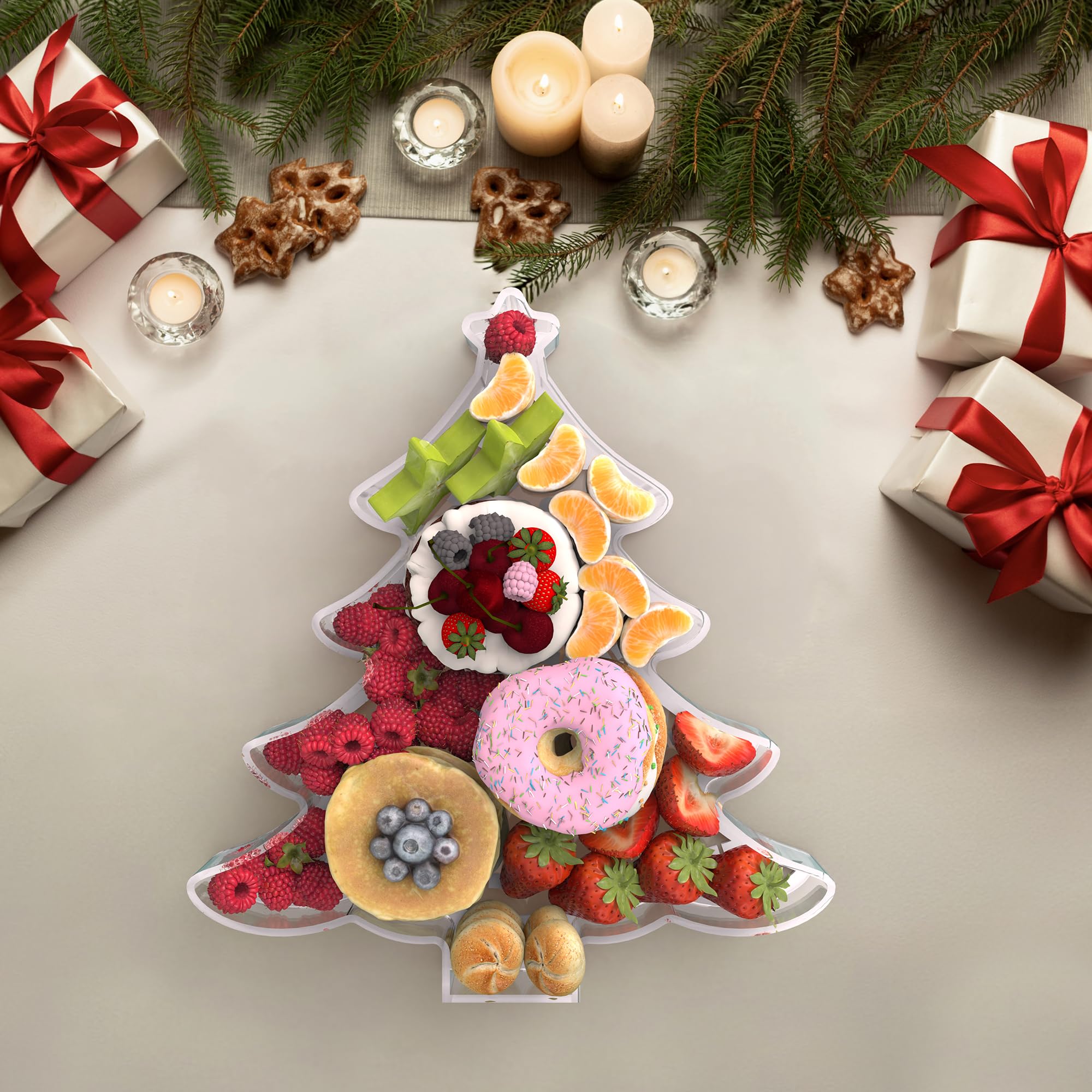 RUFHVTY perfecto para fiestas navideñas, dulces y aperitivos creativos.