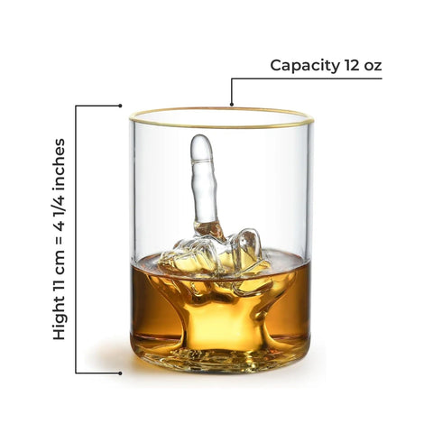 Vaso RUGLUSH whisky con base estable, ideal para degustaciones