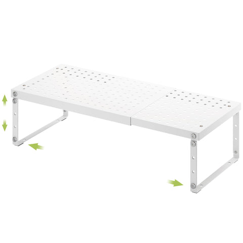 RUILALIFE estante organizador expandible para armario que maximiza el espacio disponible.