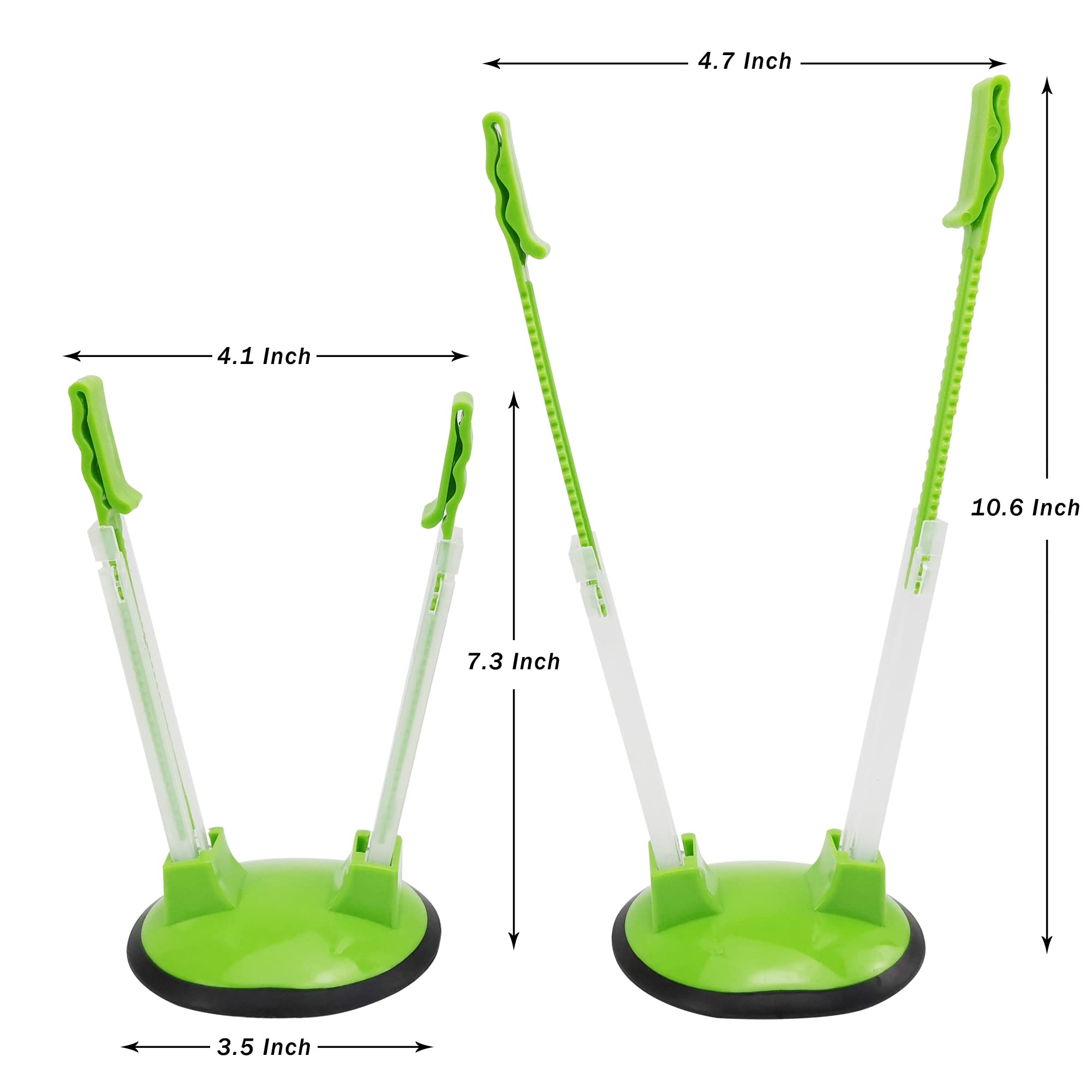 Ruibo Baggy Rack Altura Ajustable para bolsas grandes de alimentos.