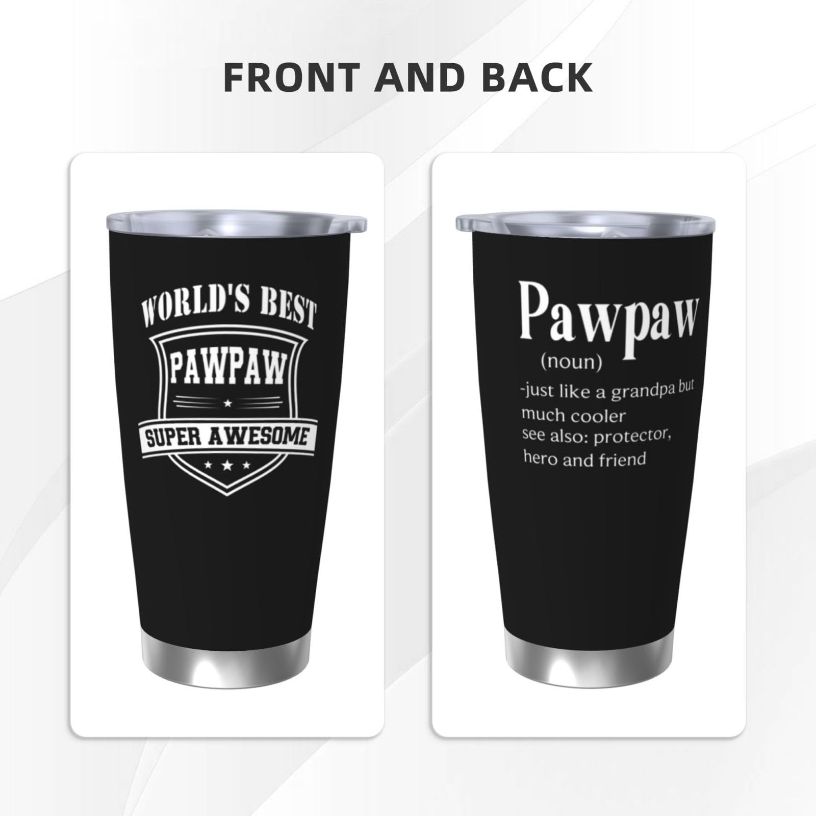 Capacidad de 20 onzas, perfecto para café caliente o bebidas frías.