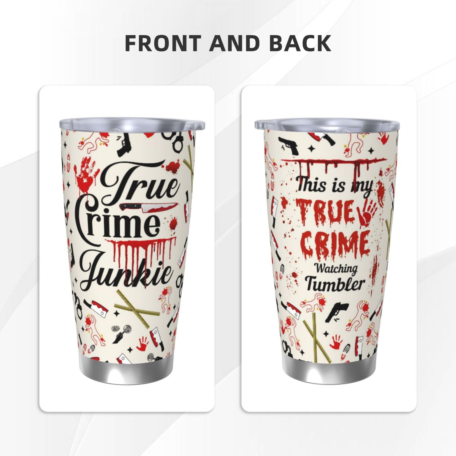 Regalo temático de crimen real: vaso de RUIYIMOEO para fans.
