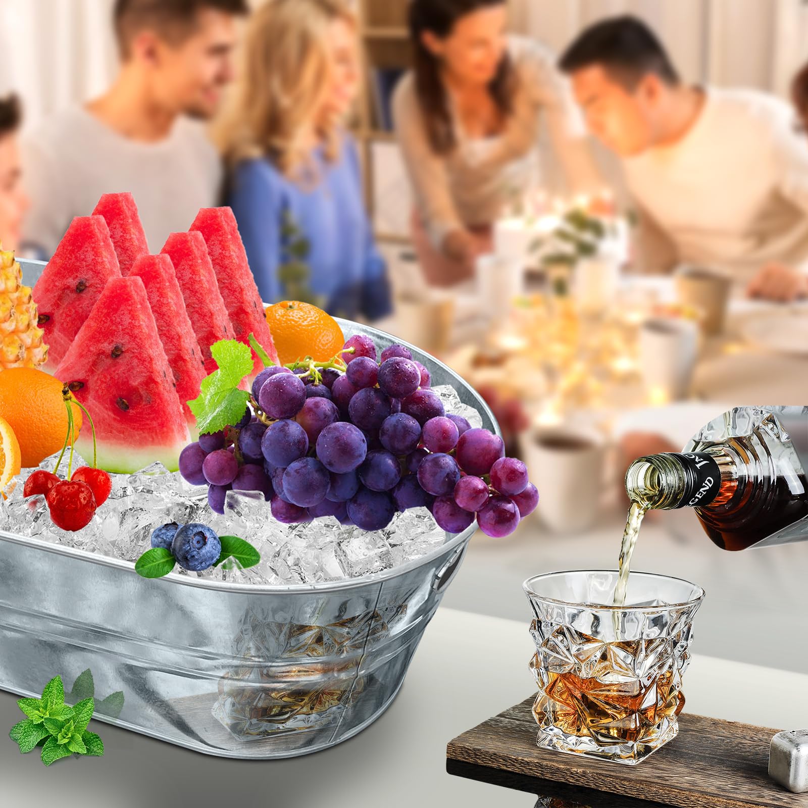Capacidad para varias bebidas Ruizhihu mantiene fríos cervezas y vinos.