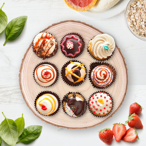 Ruizhihu presentacion-reposteria-naturaleza, realza tus dulces con toque natural