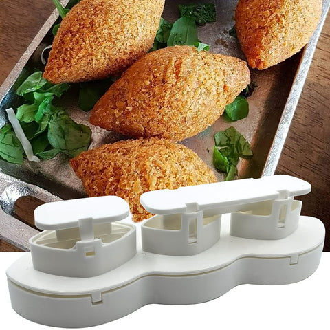 Rumexeng molde kibbeh manual para porciones rápidas y consistentes.
