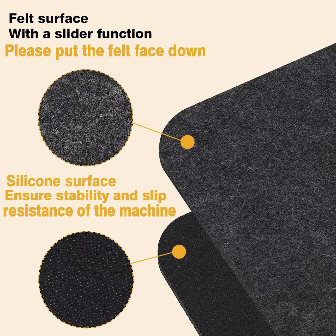 Protección de encimera con alfombrilla de silicona antirayones Runeaoys