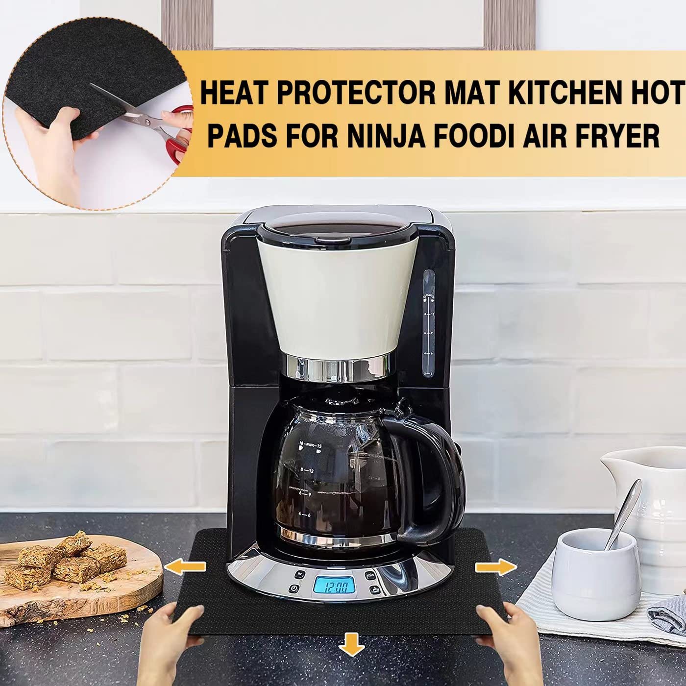 Alfombrillas Runeaoys compatibles con Ninja y COSORI para encimera