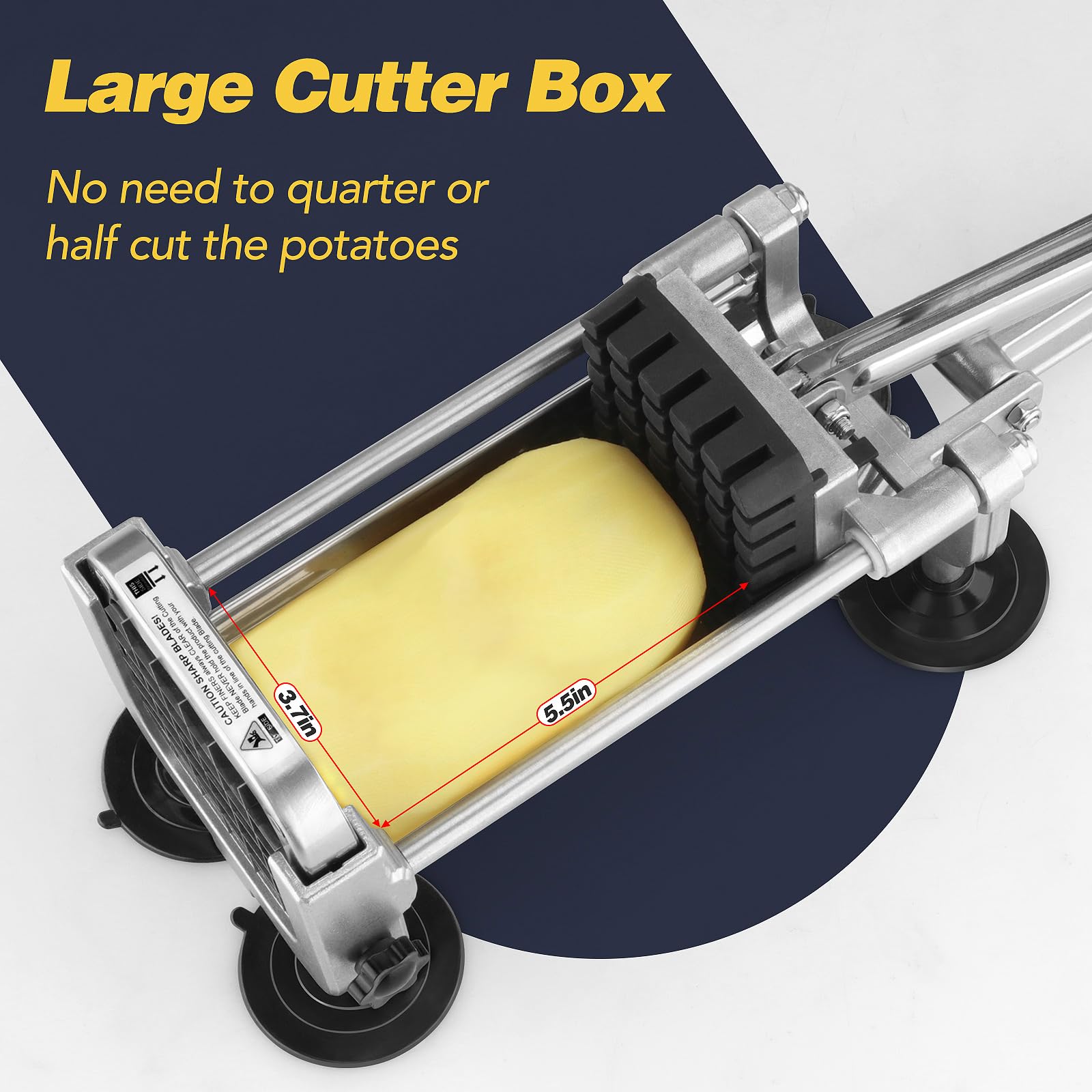 Ruooson easy installation design with two screws for blade replacement.