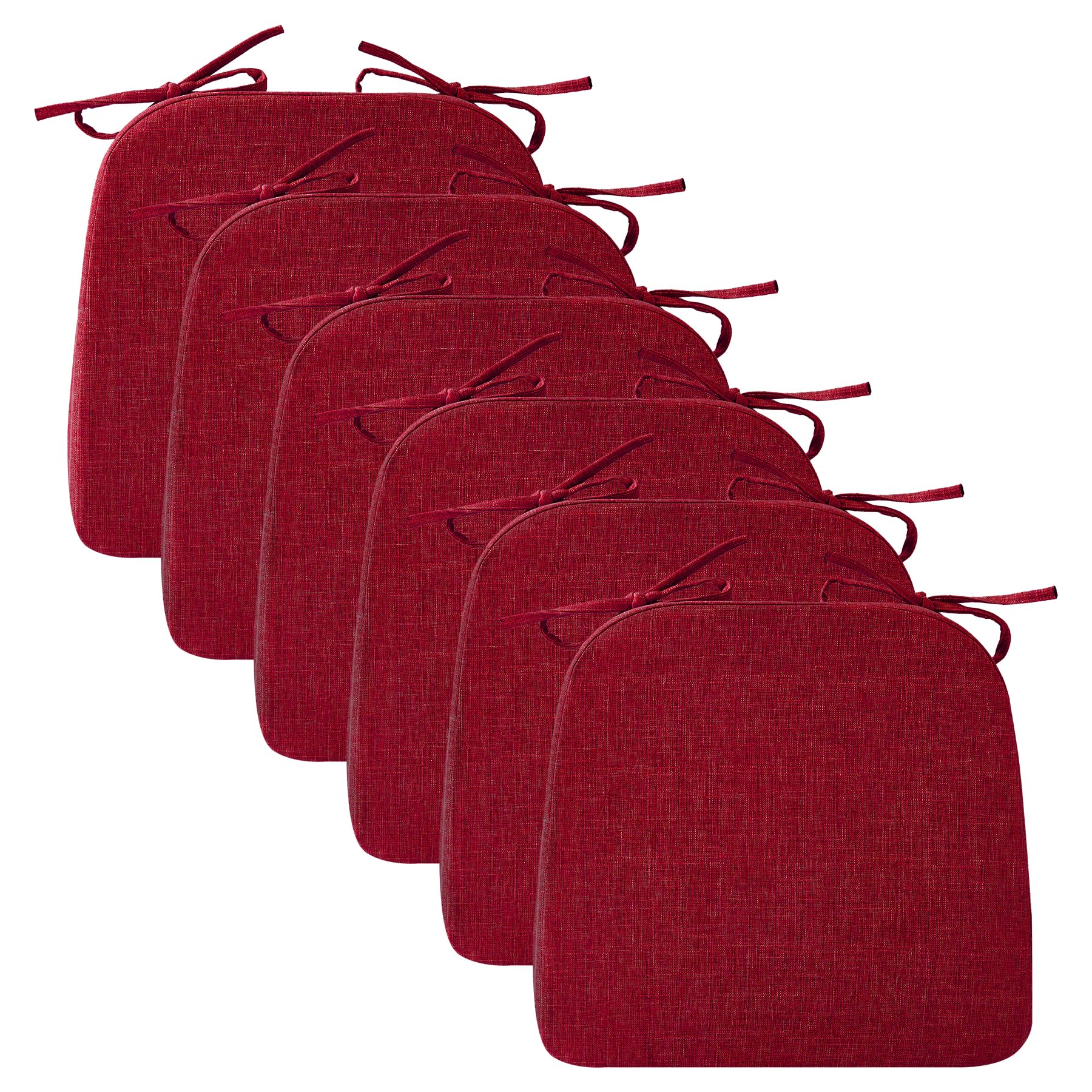 Cojín Ruqmuis para silla con diseño D, 2 pulgadas de grosor, cómodo