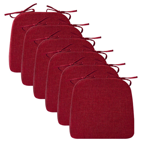 Cojín Ruqmuis para silla con diseño D, 2 pulgadas de grosor, cómodo