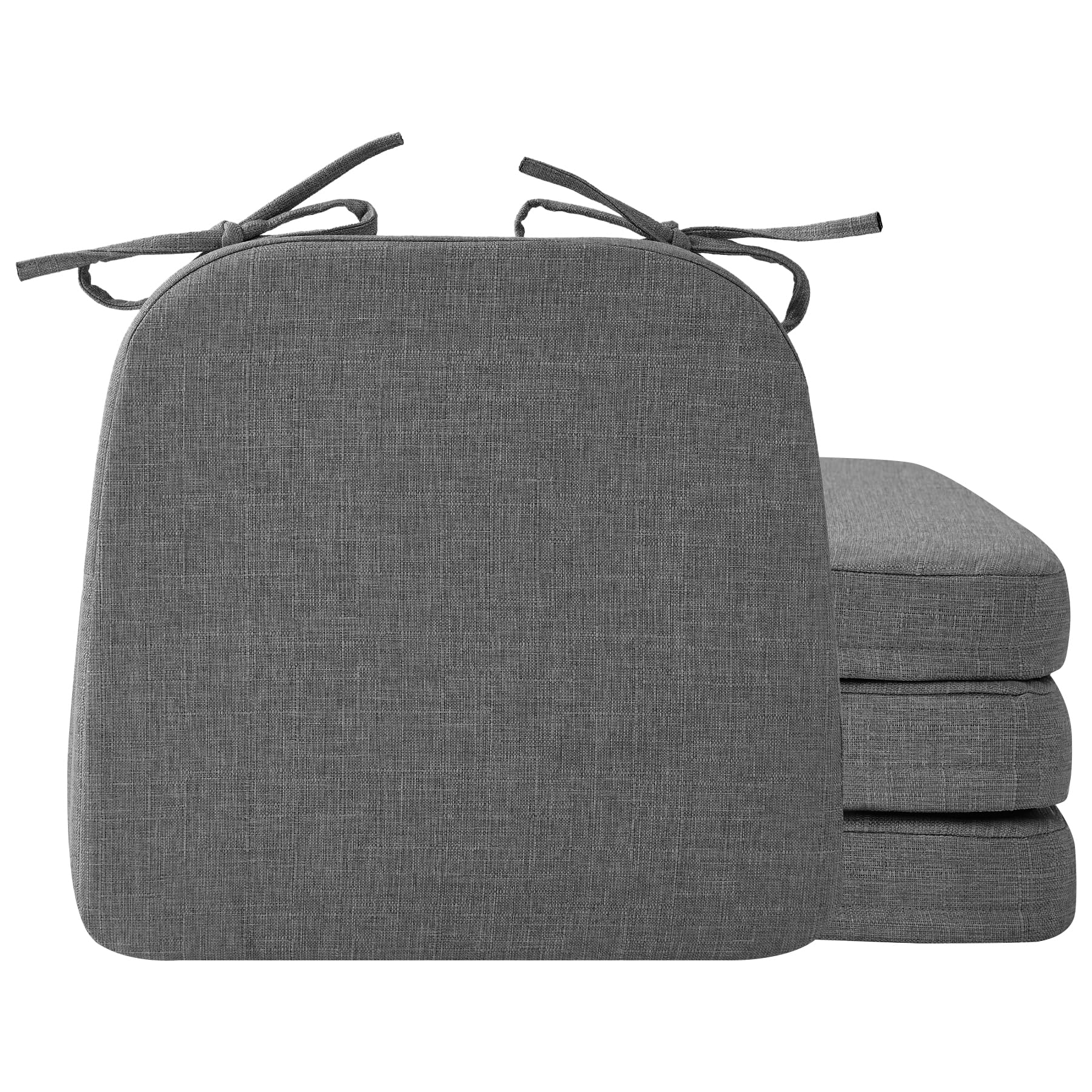 Cojines Ruqmuis para silla comedor, forma D, conjunto de 4, comodidad duradera.