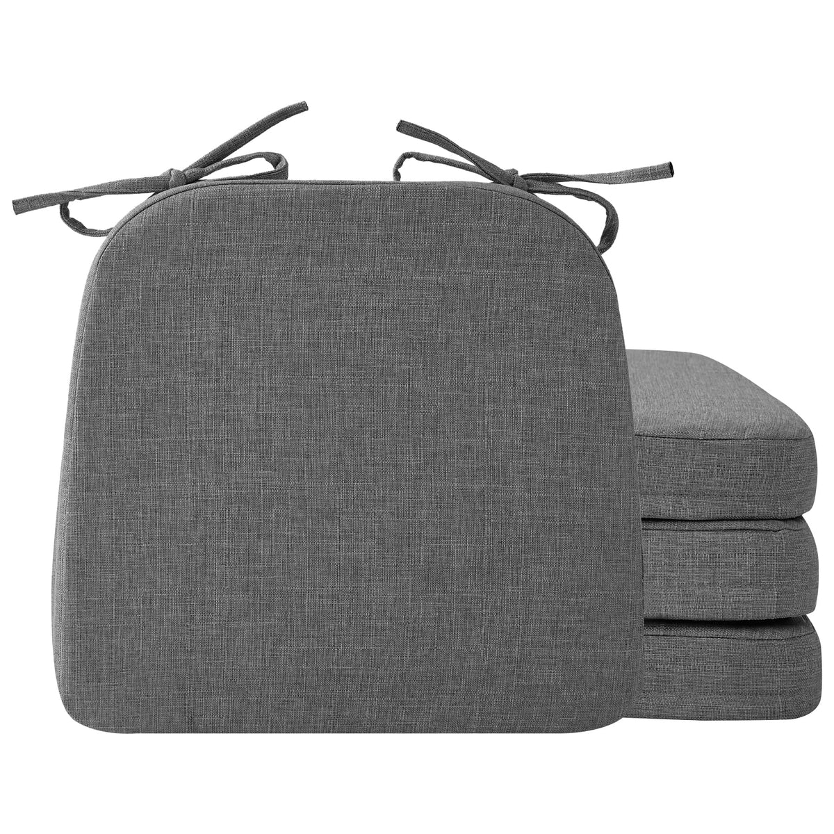 Cojines Ruqmuis para silla comedor, forma D, conjunto de 4, comodidad duradera.
