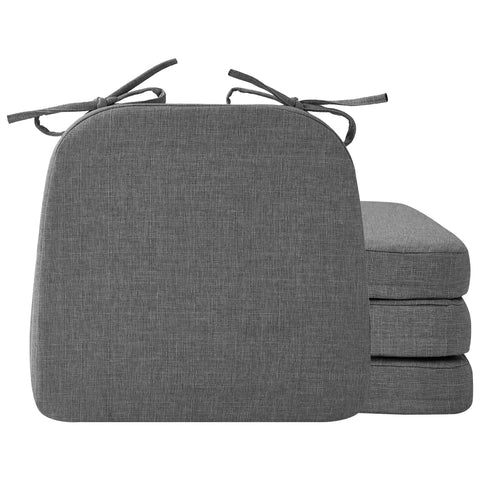 Cojines Ruqmuis para silla comedor, forma D, conjunto de 4, comodidad duradera.
