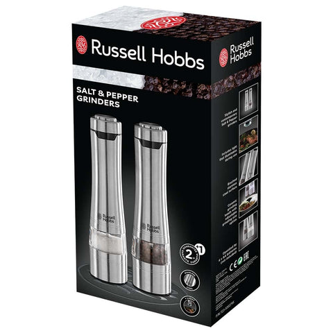 Molinillos Russell Hobbs ideales para sazonar al momento durante la comida.