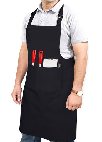RUVANTI delantal de trabajo frontal con bolsillos, ideal para herramientas y móvil.