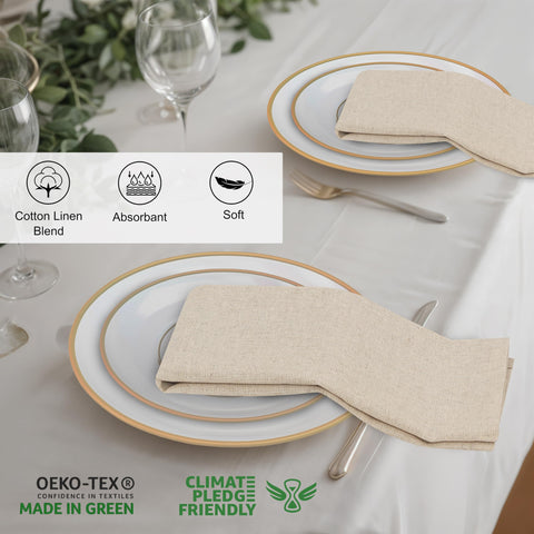 Ruvanti servilleta tacto suave ideal para comidas diarias.