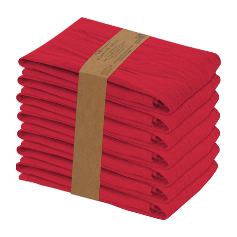 RUVANTI saco harina rojo para secar platos con alta absorbencia y limpieza rápida.
