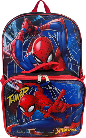 Mochila Ruz Spiderman 16 pulgadas, frente, ideal para la vuelta al cole