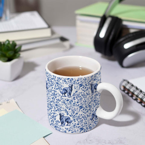 Taza RVEAFA para uso diario de café infusiones, mango ergonómico.