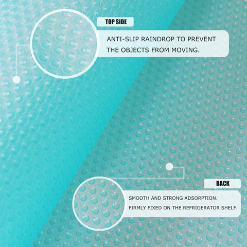 Rwotlls alfombrilla-estante-cocina-azul: protege superficies y absorbe derrames.
