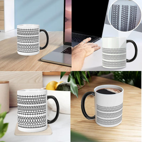  RWSEFK taza decorativa para escritorio con mensaje oculto