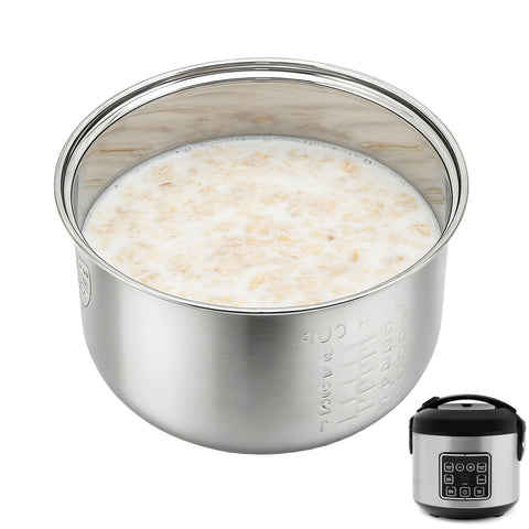 Olla interna RXZHZYM de acero inoxidable compatible con ARC-914SBD y ARC-994SG para olla arrocera